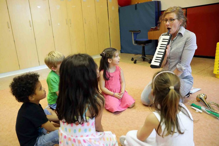 Sitzkreis im Kindergarten
